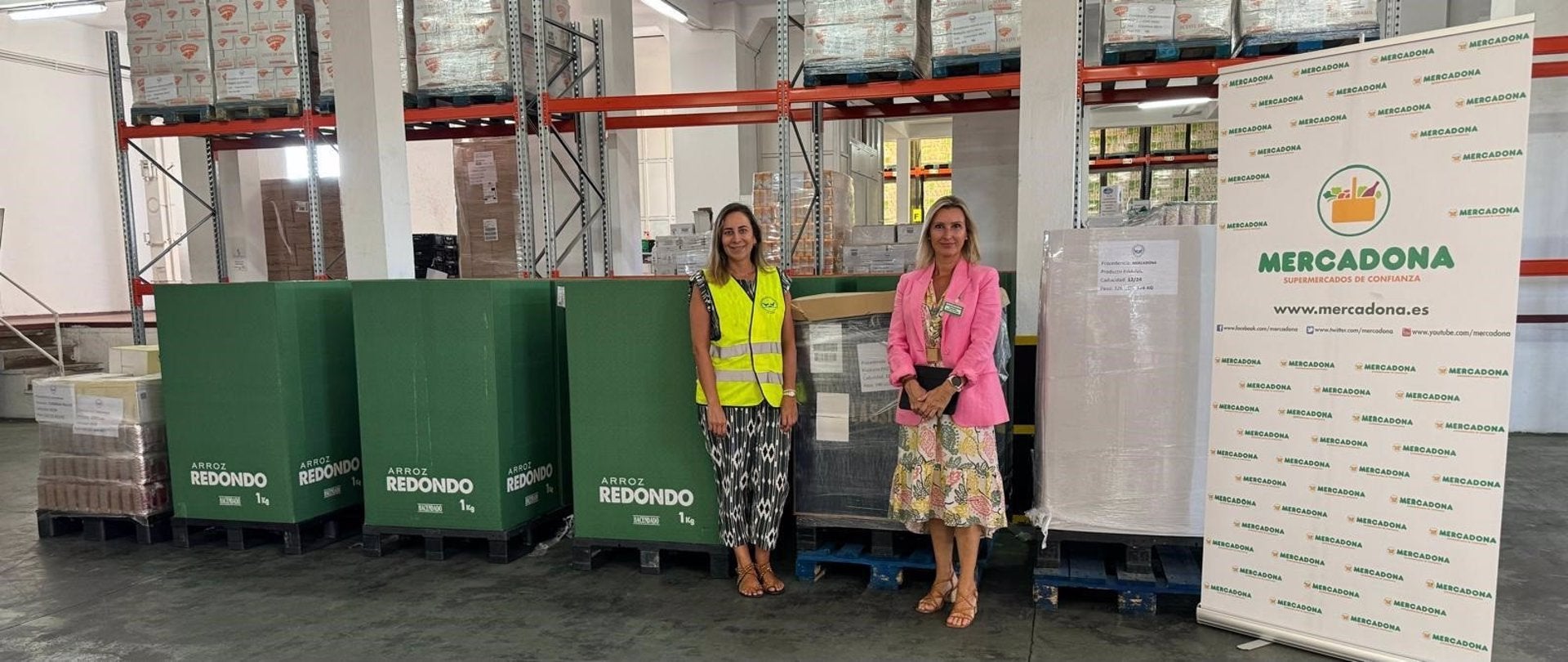 Mercadona entrega 7.800 kilos de productos al Banco de Alimentos de Badajoz gracias a las donaciones de sus clientes Mercadona entrega 7.800 kilos de productos al Banco de Alimentos de Badajoz gracias a las donaciones de sus clientes