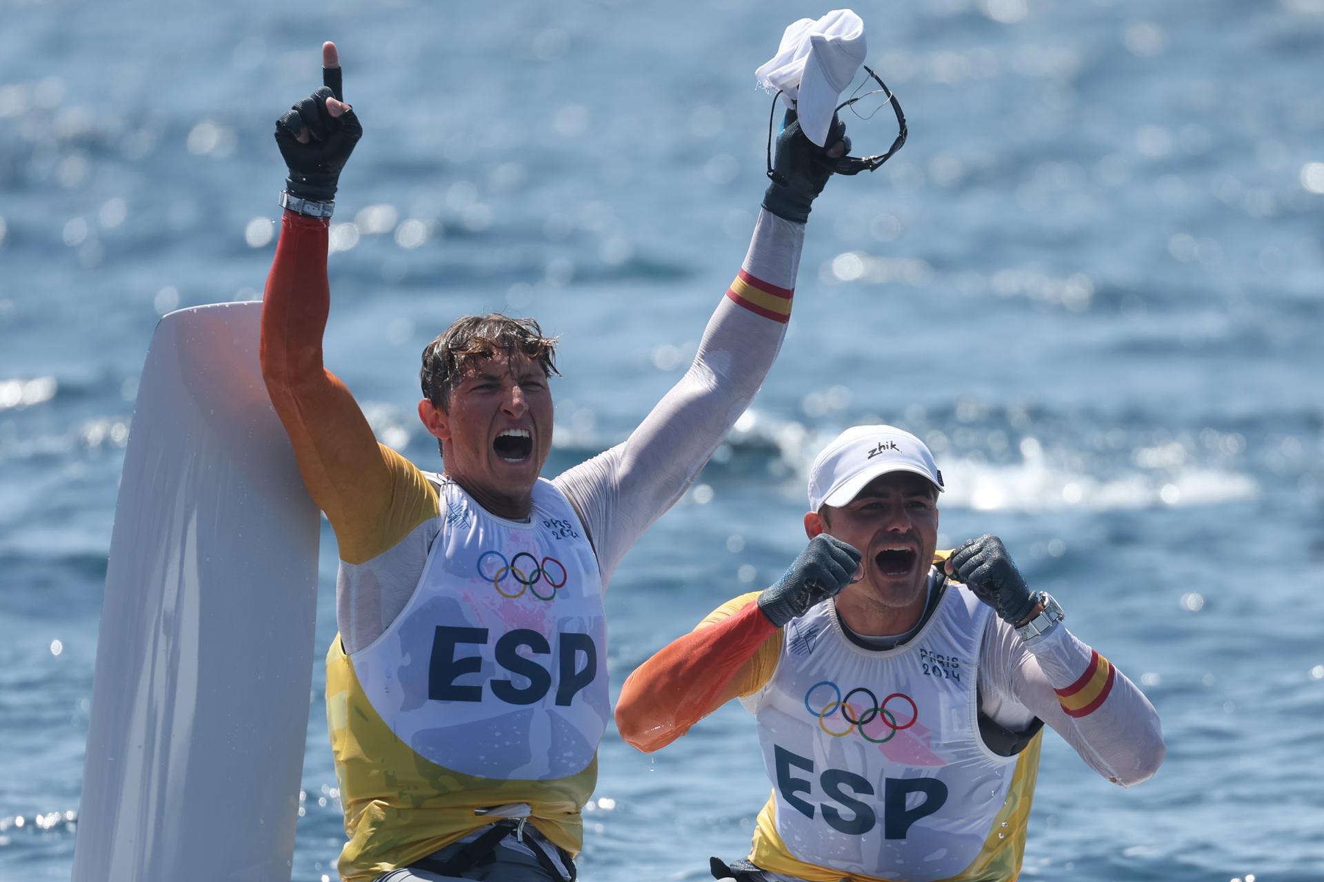 Diego Botín y Florian Trittel se cuelgan el oro en vela 49er Diego Botín y Florian Trittel se cuelgan el oro en vela 49er
