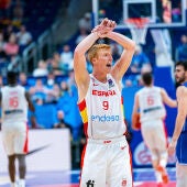 Alberto Díaz con la Selección Española de Baloncesto