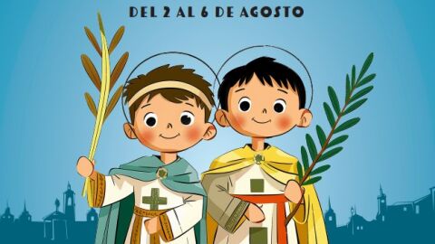 Cartel de las fiestas patronales de los Santos Ni&ntilde;os de Alcal&aacute; de Henares