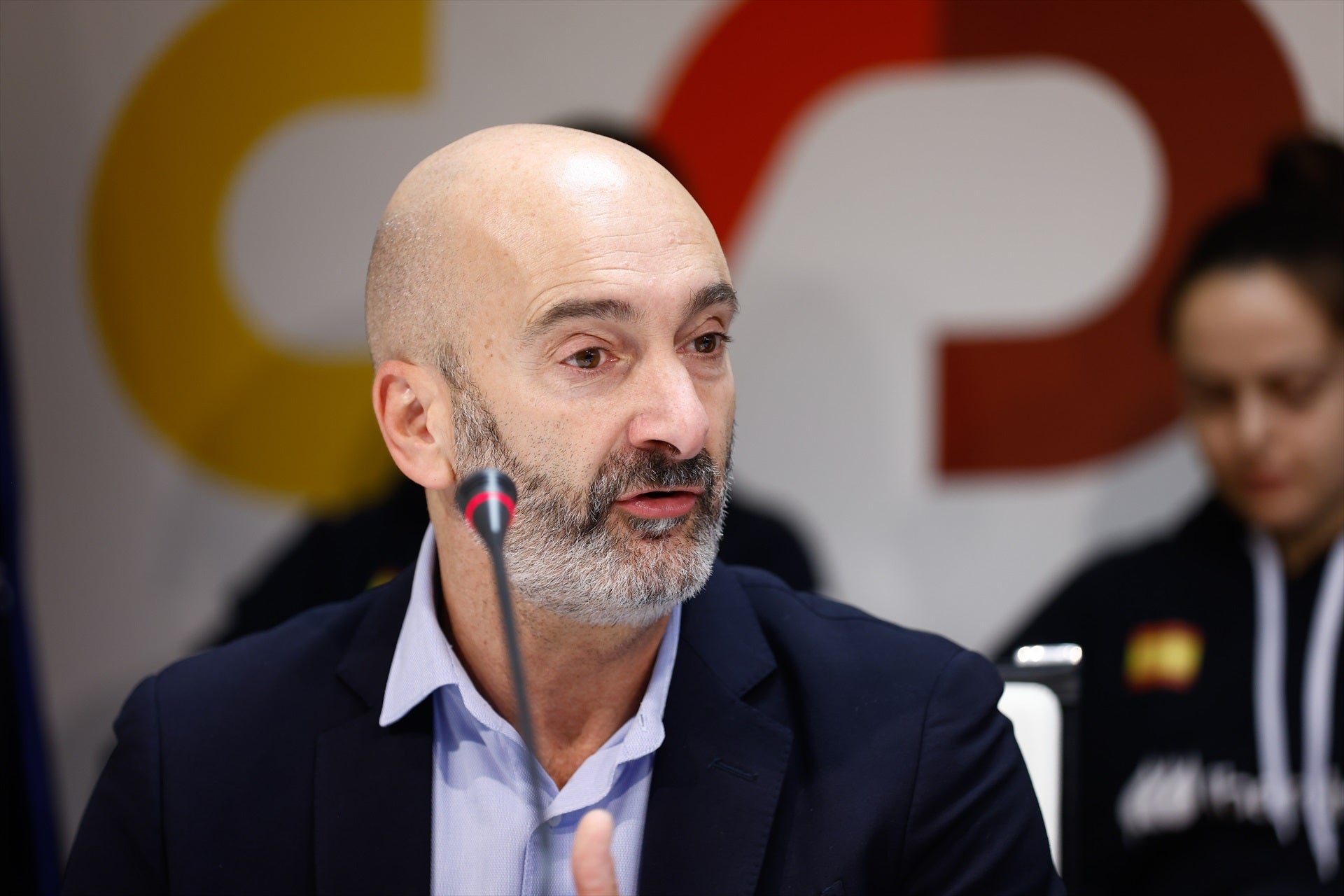 Andoni Azurmendi: "Estoy seguro de que este no va a ser el último partido de alto nivel de Carolina Marín" Andoni Azurmendi: "Estoy seguro de que este no va a ser el último partido de alto nivel de Carolina Marín"