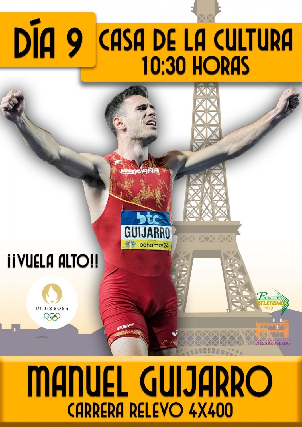 Villarrobledo se vuelca con su paisano olímpico Villarrobledo se vuelca con su paisano olímpico