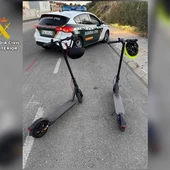 Dos detenidos por la Guardia Civil por robar patinetes eléctricos en Finestrat valorados en 800 euros Dos detenidos por la Guardia Civil por robar patinetes eléctricos en Finestrat valorados en 800 euros