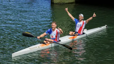 Candy y Urban celebran su victoria Candy y Urban celebran su victoria