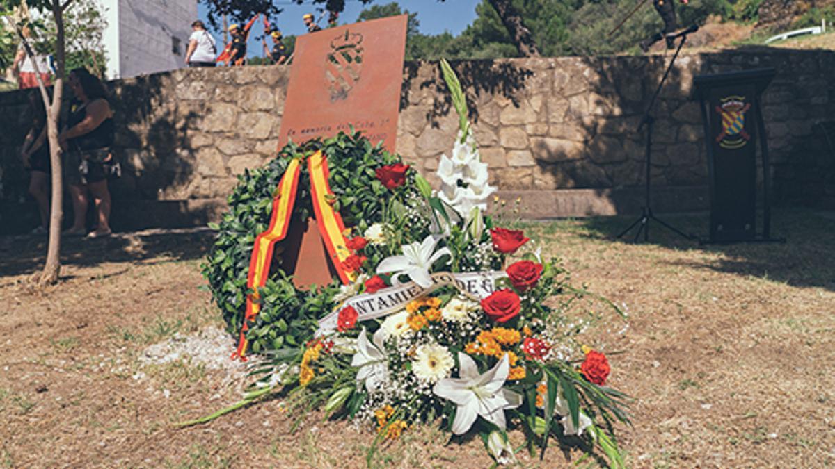 Homenajean al militar Alberto Guisado, fallecido en el incendio de Gata en el año 2012 Homenajean al militar Alberto Guisado, fallecido en el incendio de Gata en el año 2012