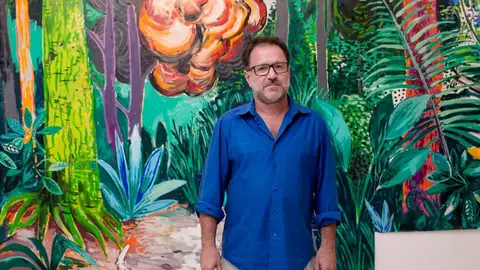 Abraham Lacalle explora la relación entre el ser humano y la naturaleza en una exposición en Badajoz Abraham Lacalle explora la relación entre el ser humano y la naturaleza en una exposición en Badajoz