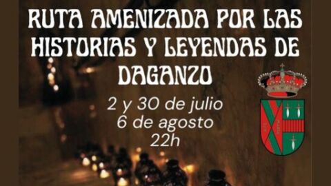 Cartel de la cuarta edici&oacute;n de las rutas por las historias y leyendas de Daganzo de Arriba