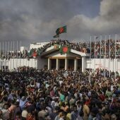 Imagen de archivo de las protestas contra el Gobierno en Bangladesh