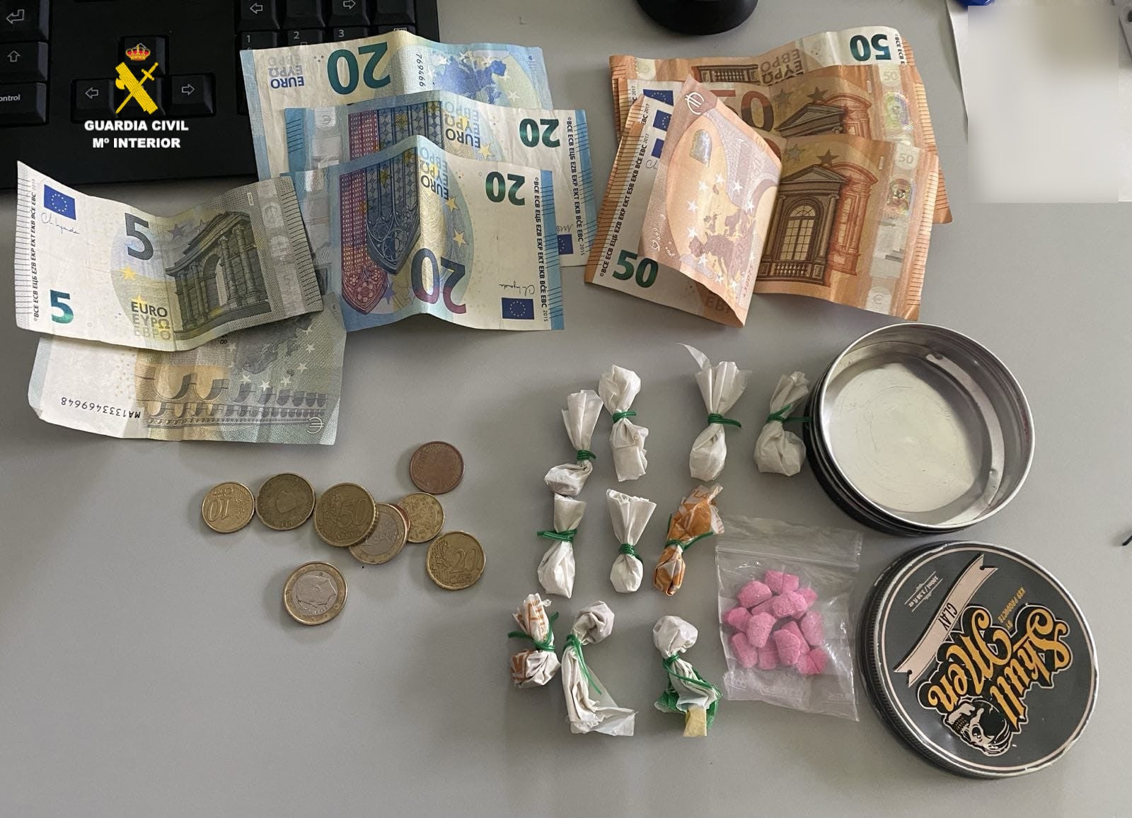 Detenido un varón con éxtasis y cocaína cuando circulaba por Benicàssim Detenido un varón con éxtasis y cocaína cuando circulaba por Benicàssim