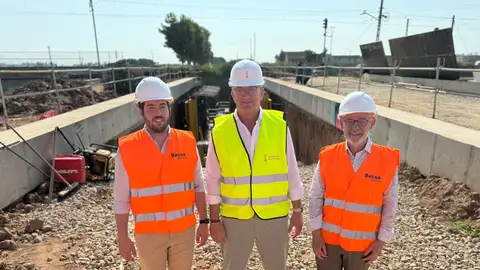 El Conseller ha visitado los trabajos que se están ejecutando en la actualidad El Conseller ha visitado los trabajos que se están ejecutando en la actualidad