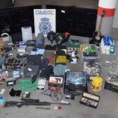 Objetos robados recuperados por la Policía Nacional