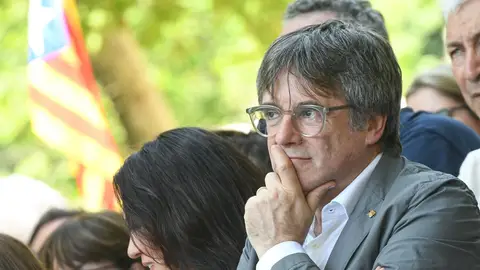 Carles Puigdemont en el acto de Junts en Francia Carles Puigdemont en el acto de Junts en Francia