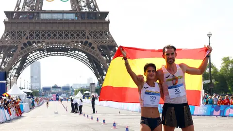 María Pérez y Álvaro Martín, oro en marcha María Pérez y Álvaro Martín, oro en marcha