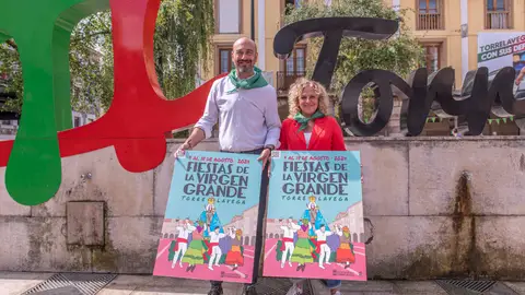 El alcalde de Torrelavega, Javier López Estrada, y la concejala de Festejos, Patricia Portilla, presentan el programa de las fiestas de la Virgen Grande 2024 El alcalde de Torrelavega, Javier López Estrada, y la concejala de Festejos, Patricia Portilla, presentan el programa de las fiestas de la Virgen Grande 2024