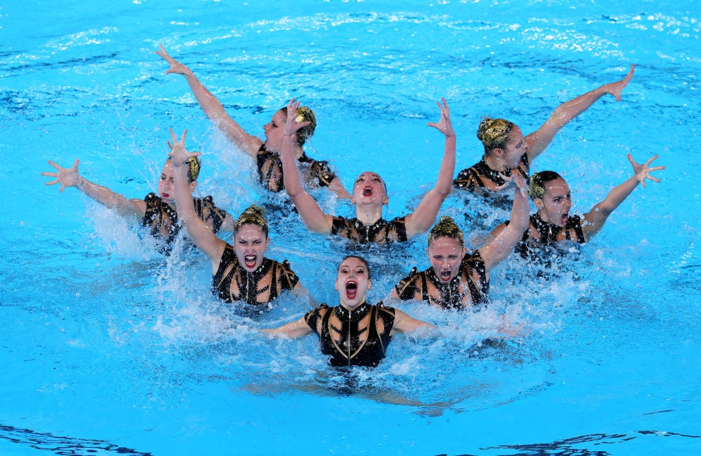 España consigue la medalla de bronce en natación artística en París España consigue la medalla de bronce en natación artística en París