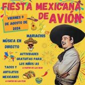 Cartel Festa Mexicana Avión 2024