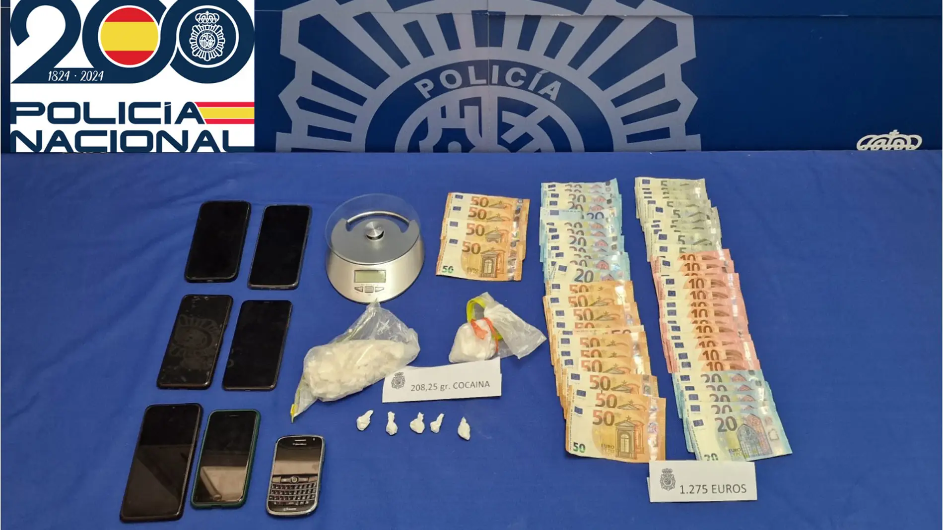 Tres detenidos con 208 gramos de cocaína destinada a su venta durante las fiestas Tres detenidos con 208 gramos de cocaína destinada a su venta durante las fiestas
