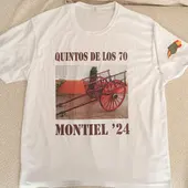 Los Quintos de los 70 de Montiel se han hecho camisetas. Los Quintos de los 70 de Montiel se han hecho camisetas.