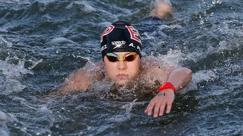 La nadadora de Elche Ángela Martínez. La nadadora de Elche Ángela Martínez.