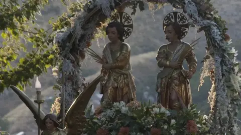 Las fiestas patronales de Tielmes concluyen hoy con una novillada, degustación gastronómica y traca Procesión de los Santos Niños en Tielmes