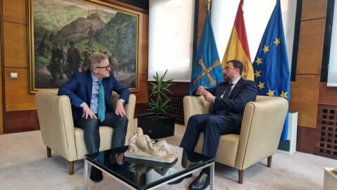 Jos&eacute; Luis Huerta Gonz&aacute;lez, director de la Oficina Econ&oacute;mica y Comercial de Asturias en Madrid.