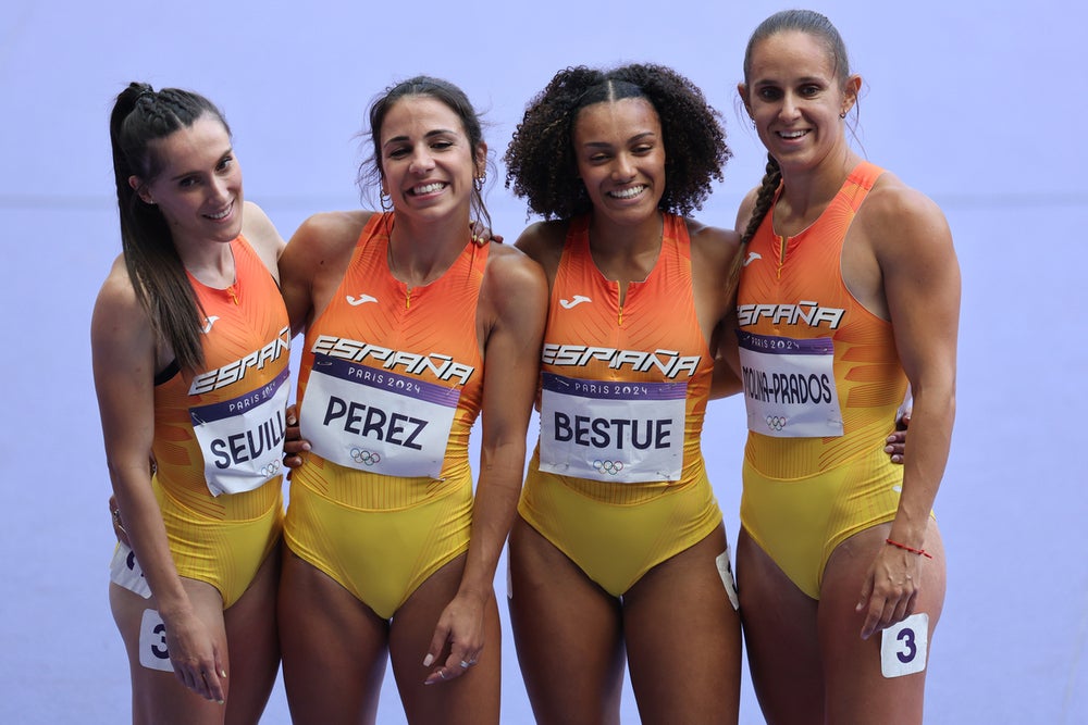 Paula Sevilla y Sonia Molina-Prados finalizan en séptima posición en la semifinal del relevo 4x100 de los JJOO de París Paula Sevilla y Sonia Molina-Prados finalizan en séptima posición en la semifinal del relevo 4x100 de los JJOO de París