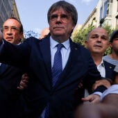Carles Puigdemont en su retorno a España 