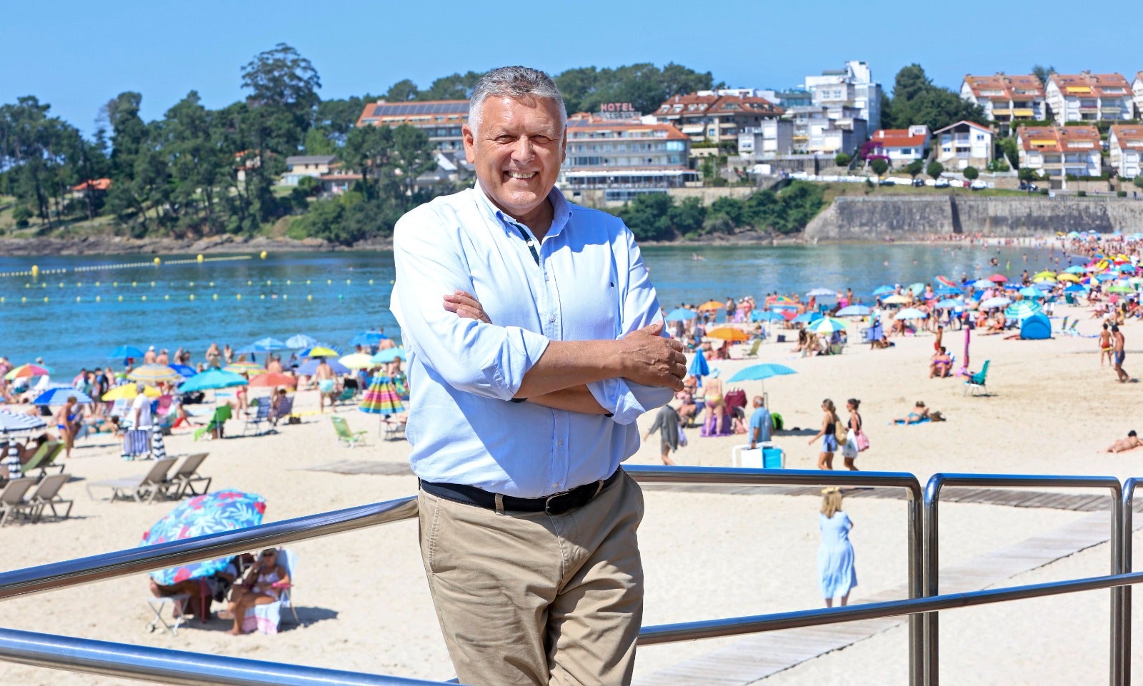 Éxito del servicio de autobuses de Sanxenxo tras su estreno este verano Éxito del servicio de autobuses de Sanxenxo tras su estreno este verano
