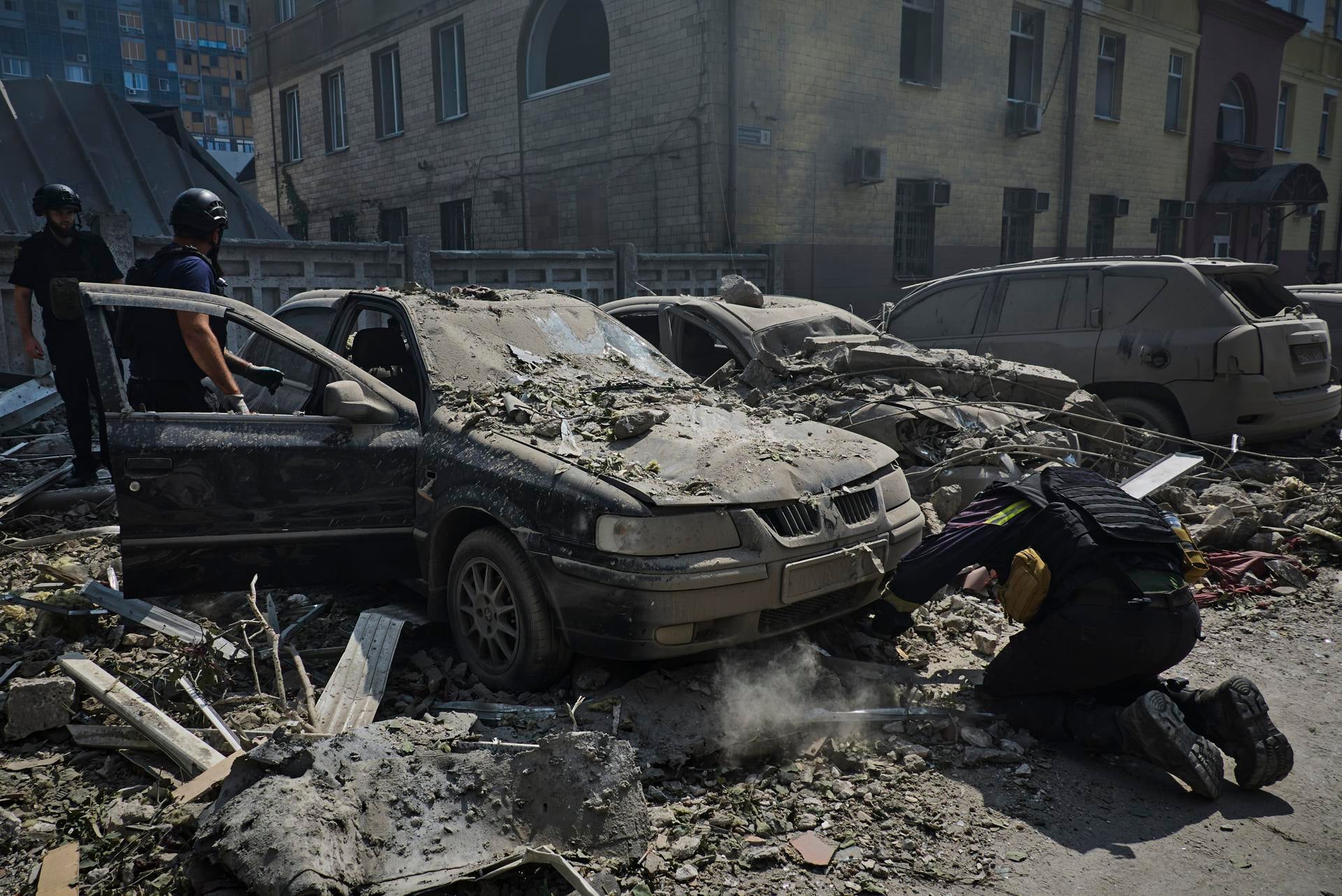 Al menos nueve muertos en un ataque ruso contra una localidad de Donetsk, según Kiev Al menos nueve muertos en un ataque ruso contra una localidad de Donetsk, según Kiev