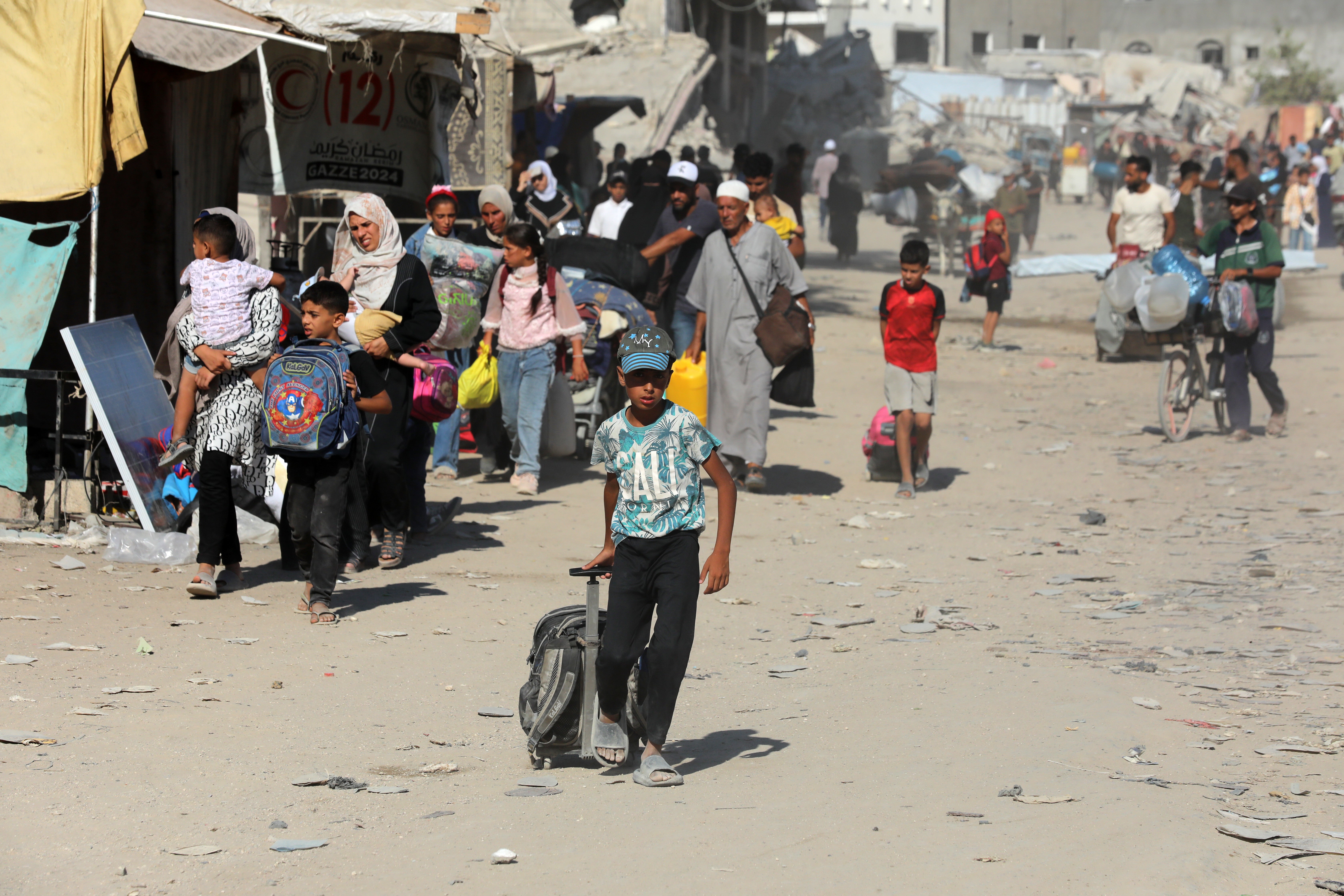 Trump plantea sacar a palestinos de Gaza y Hamás advierte que "no aceptarán ningún plan de desplazamiento" Trump plantea sacar a palestinos de Gaza y Hamás advierte que "no aceptarán ningún plan de desplazamiento"