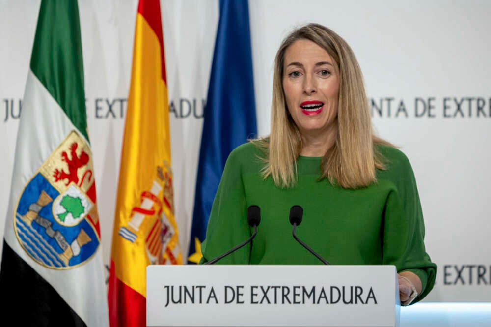 La Presidenta Guardiola lamenta que con la investidura de Illa "pierde Extremadura" y las CCAA que defienden la igualdad La Presidenta Guardiola lamenta que con la investidura de Illa "pierde Extremadura" y las CCAA que defienden la igualdad