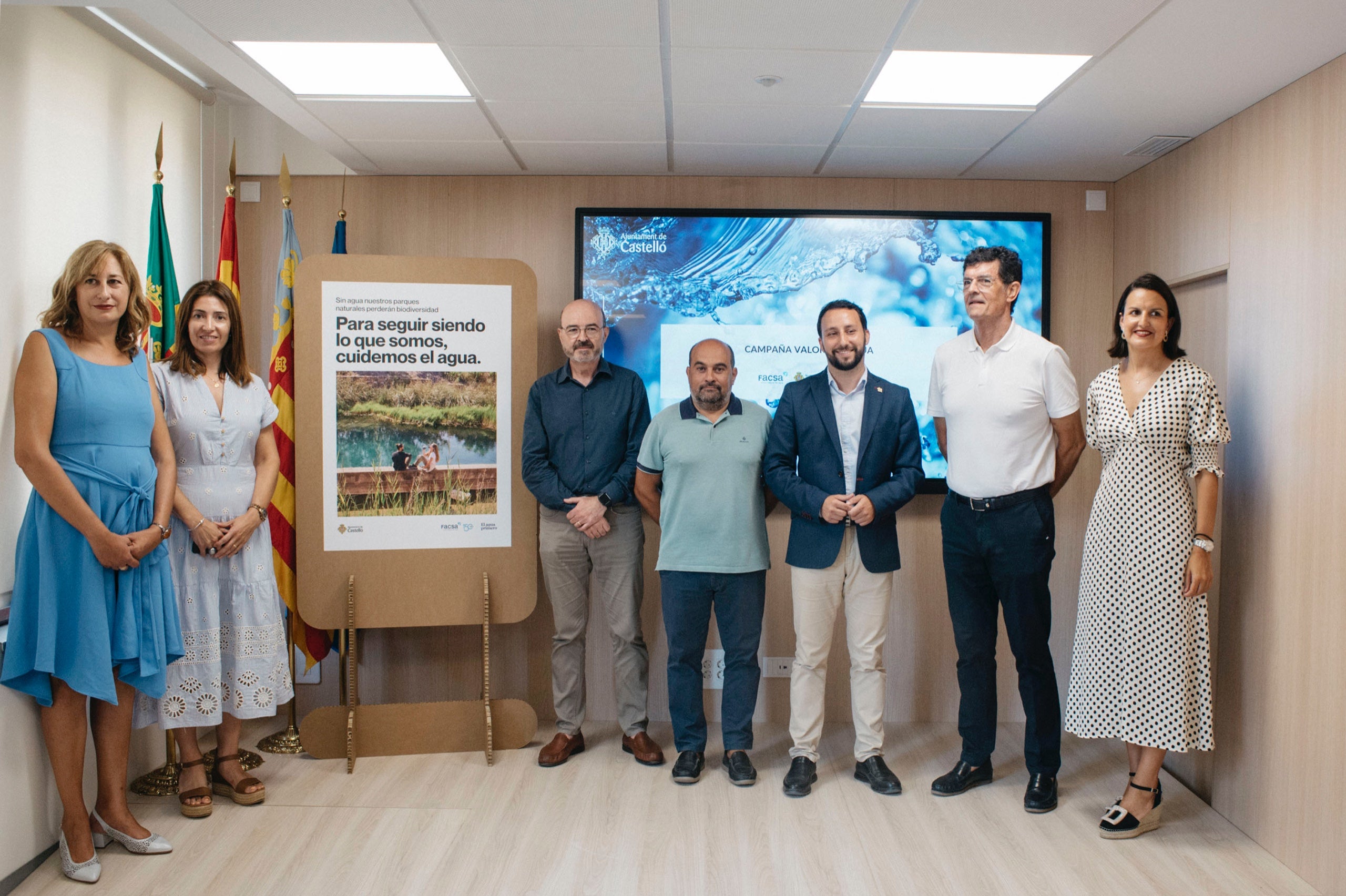 Castellón lanza una campaña que apela al valor del agua para su uso responsable Castellón lanza una campaña que apela al valor del agua para su uso responsable