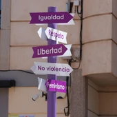 Elementos simbólicos y reivindicativos contra la violencia machista Elementos simbólicos y reivindicativos contra la violencia machista