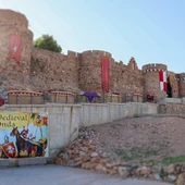 Imagen de la decoración de la Feria Medieval de Onda en su castillo Imagen de la decoración de la Feria Medieval de Onda en su castillo