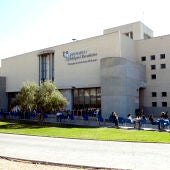 Edificio del campus de la Universidad Miguel Hernández en su campus de Sant Joan d'Alacant. 