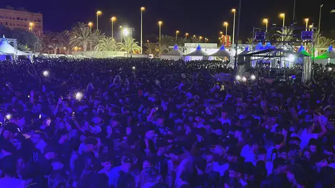 Barraca municipal de las fiestas de Elche en las fiestas patronales de 2024. Barraca municipal de las fiestas de Elche en las fiestas patronales de 2024.