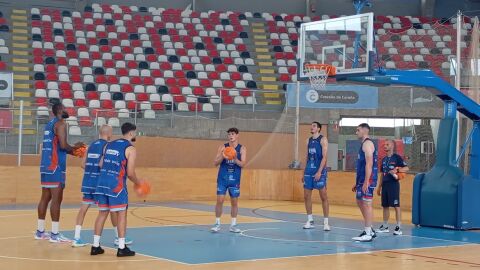 Entrenamiento del Leyma Basquet Coru&ntilde;a 