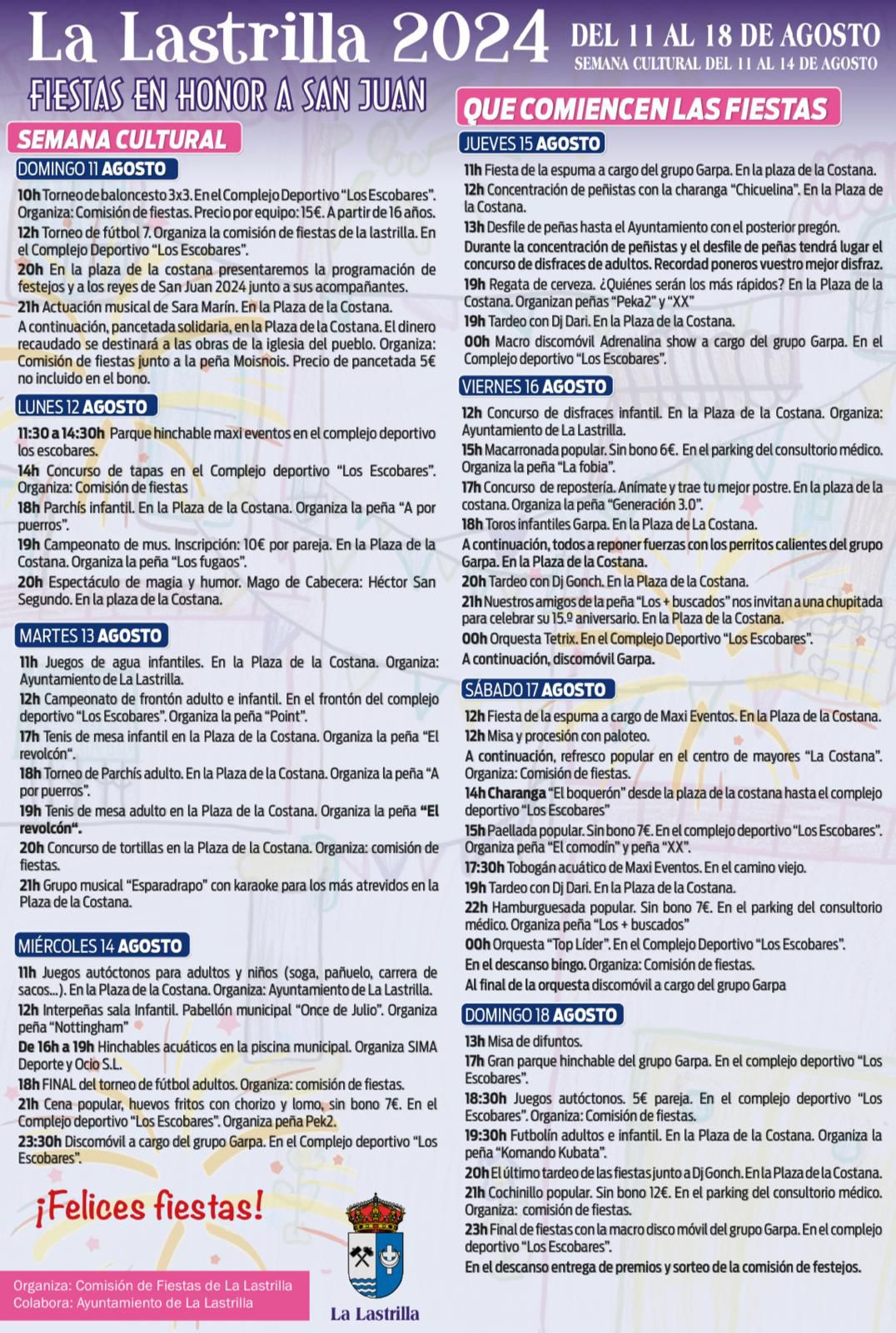 La Lastrilla vive estos días su Semana Cultural y las Fiestas de San Juan La Lastrilla vive estos días su Semana Cultural y las Fiestas de San Juan