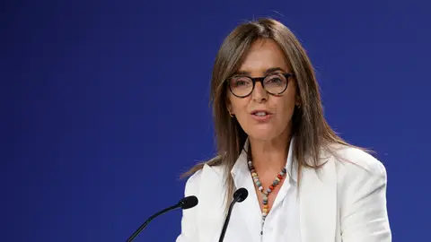 La vicesecretaria de Organización Territorial del PP, Carmen Fúnez, ofrece una rueda de prensa este lunes en Madrid. EFE/ Zipi La vicesecretaria de Organización Territorial del PP, Carmen Fúnez, ofrece una rueda de prensa este lunes en Madrid. EFE/ Zipi