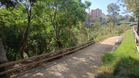 Ladera del r&iacute;o Vinalop&oacute; en Elche. 