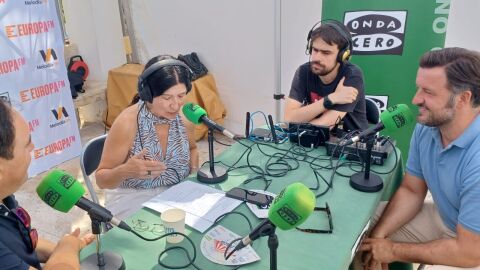 Pablo Ruz y Juan Fco. P&eacute;rez Llorca en el Rac&oacute; de Onda Cero Elche