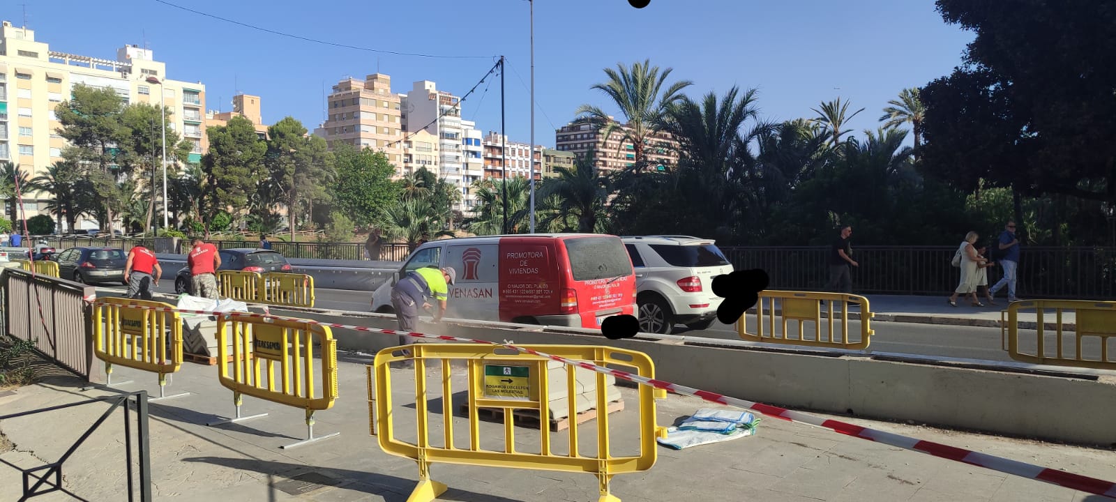 CCOO denuncia que los trabajos en el puente de Altamira de Elche se han hecho con hasta 35 grados CCOO denuncia que los trabajos en el puente de Altamira de Elche se han hecho con hasta 35 grados