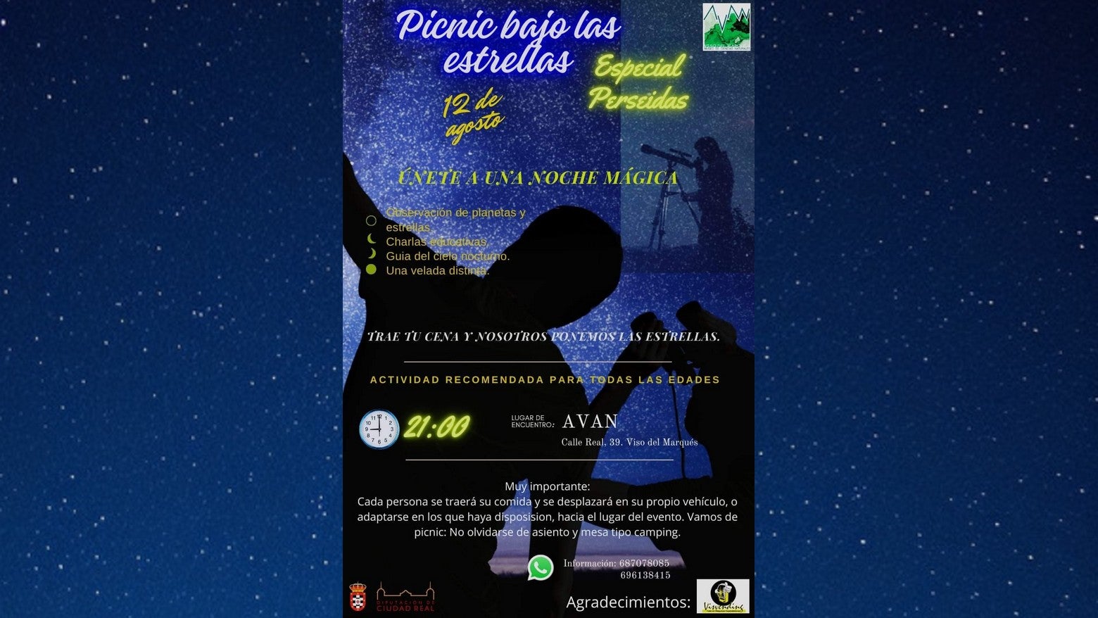 AVAN ha preparado un 'Picnic Bajo Las Estrellas' AVAN ha preparado un 'Picnic Bajo Las Estrellas'