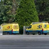 Muere un trabajador al caer desde 10 metros de altura en Santiago de Compostela Muere un trabajador al caer desde 10 metros de altura en Santiago de Compostela