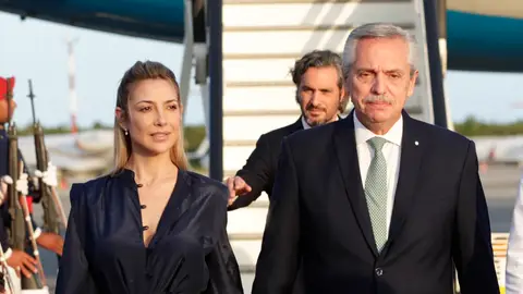 Fabiola Yáñez, junto a Alberto Fernández durante su etapa como primera dama de Argentina Fabiola Yáñez, junto a Alberto Fernández durante su etapa como primera dama de Argentina