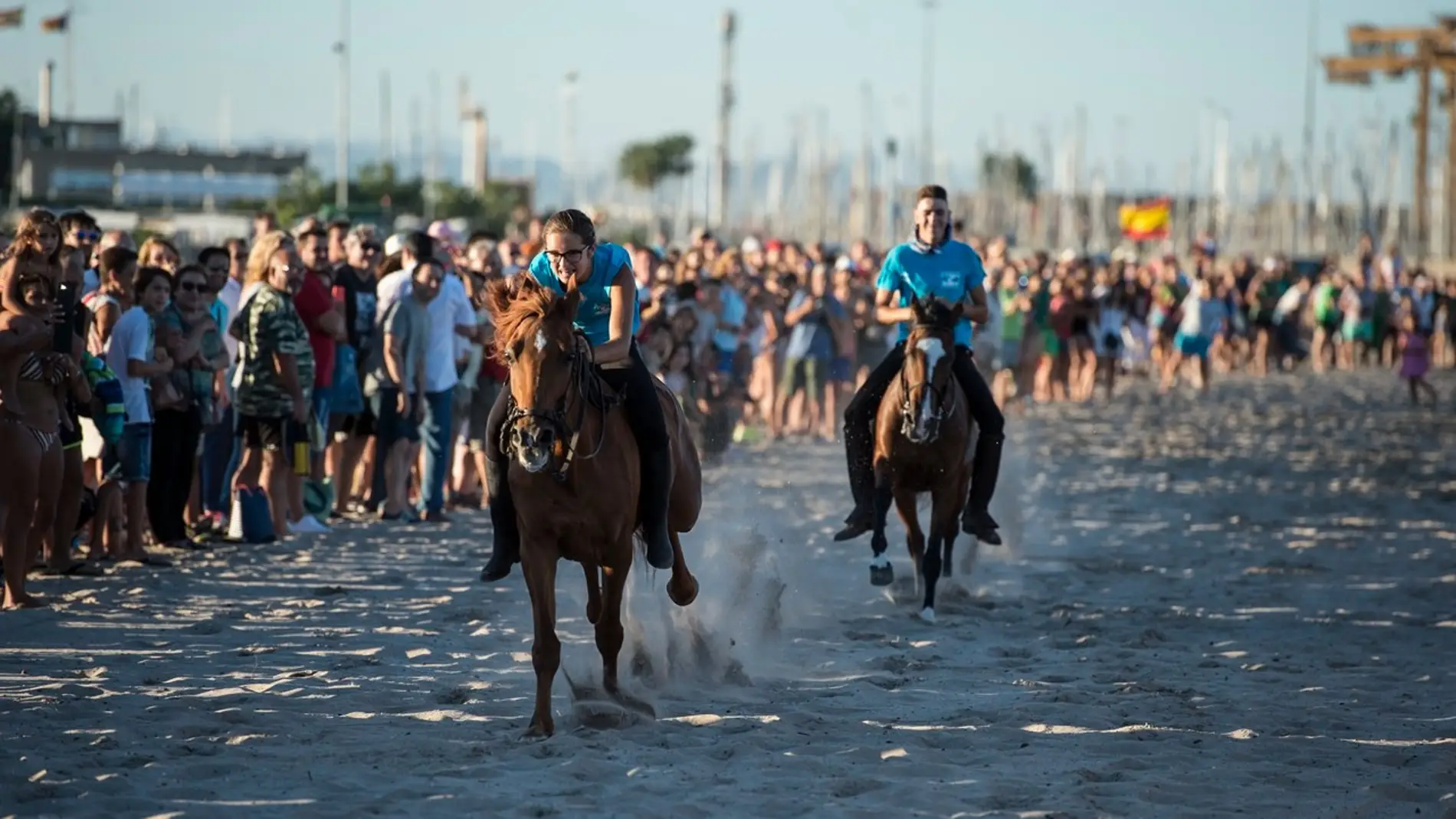 Las carreras tendrán lugar en la playa de Pinedo Las carreras tendrán lugar en la playa de Pinedo