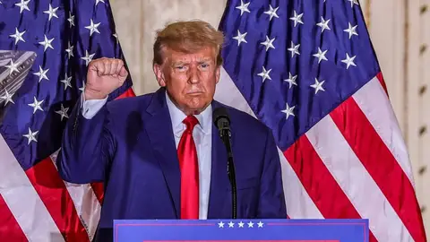 Imagen de archivo del expresidente de EEUU, Donald Trump Imagen de archivo del expresidente de EEUU, Donald Trump