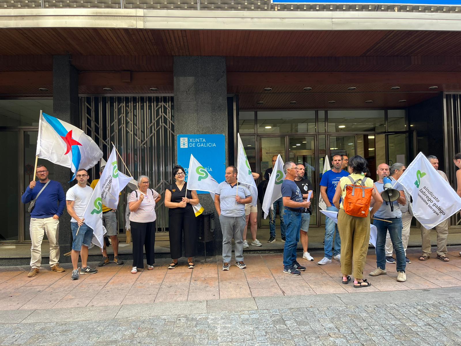 O Sindicato Labrego mobilízase en Ourense para pedir compensacións da Xunta O Sindicato Labrego mobilízase en Ourense para pedir compensacións da Xunta