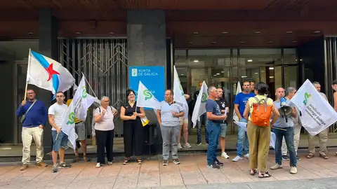 Manifestación gandeiros Sindicato Labrego Ourense Manifestación gandeiros Sindicato Labrego Ourense