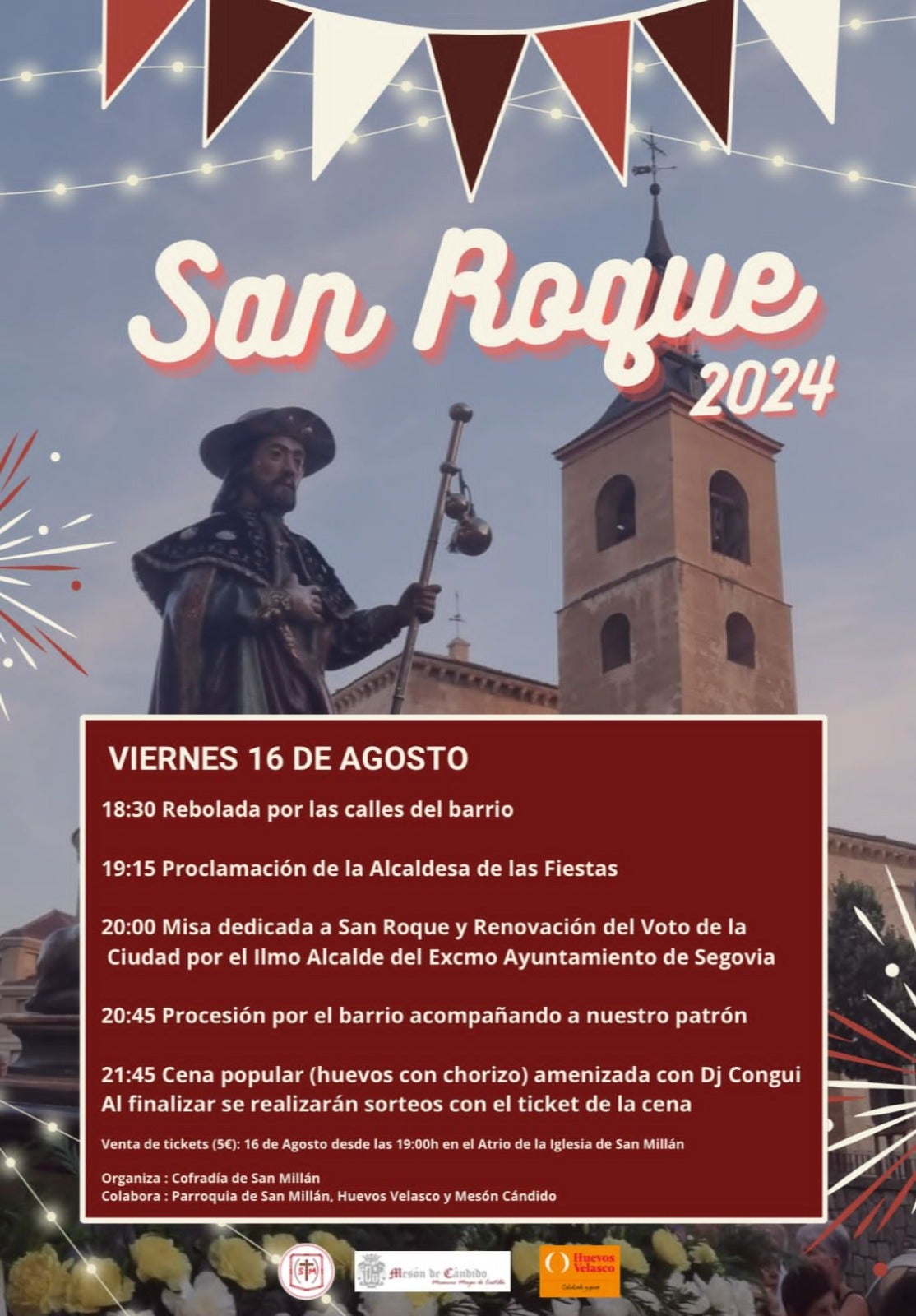 La Cofradía de San Millán busca relanzar la festividad de San Roque con diversas actividades La Cofradía de San Millán busca relanzar la festividad de San Roque con diversas actividades